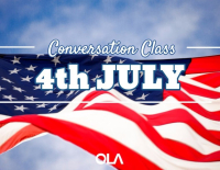 Conversation class on 4th July in the USA