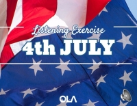 Ejercicio de listening sobre el 4 de julio