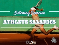 English Listening exercise on Athlete Salaries