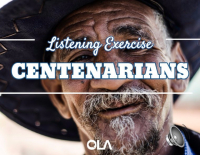 Ejercicio de listening sobre Centenarios