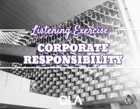 Ejercicio de listening sobre la responsabilidad corporativa