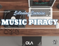 Ejercicio de listening sobre la pirateria de la música