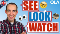 La diferencia entre "see", "look" y "watch"