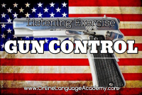 Ejercicio de listening sobre el control de armas