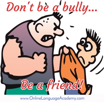 Physical threats are typical of bullies. Physical threats are typical of bullies.
