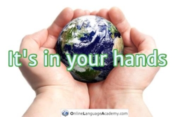 It's in your hands! It's in your hands!