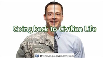 Going back to civilian life after military life. Going back to civilian life after military life.