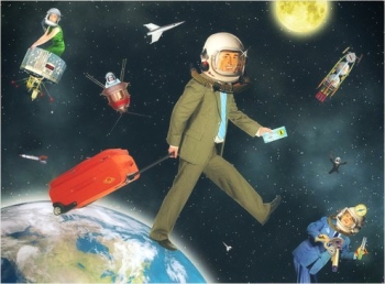Going on holiday... to space!
