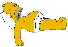 Sleeping Homer Sleeping Homer