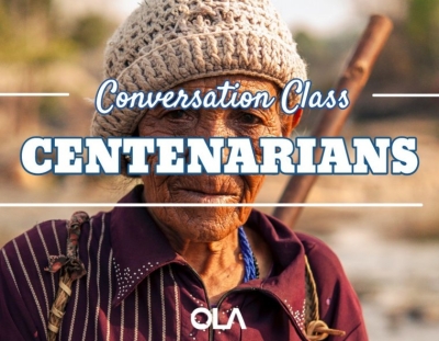 Conversation class on centenarians