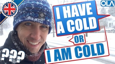 How to know the difference between 'I am cold' and 'I have a cold'.