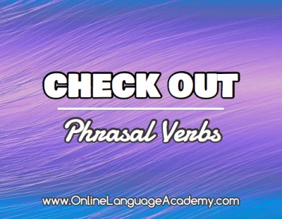 Lean how to use the phrasal verb Check Out in English