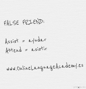 False Friend: ""