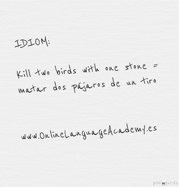 Two Birds One Stone